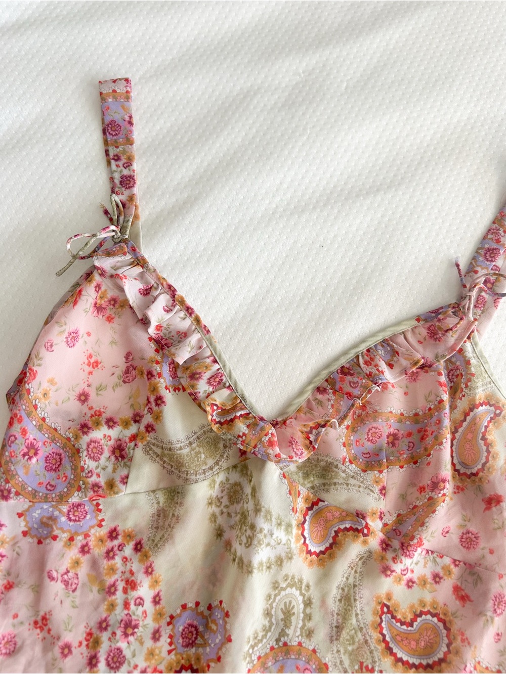 Vintage Floral Paisley Print Slip - Ivy & Annabelle Intimates